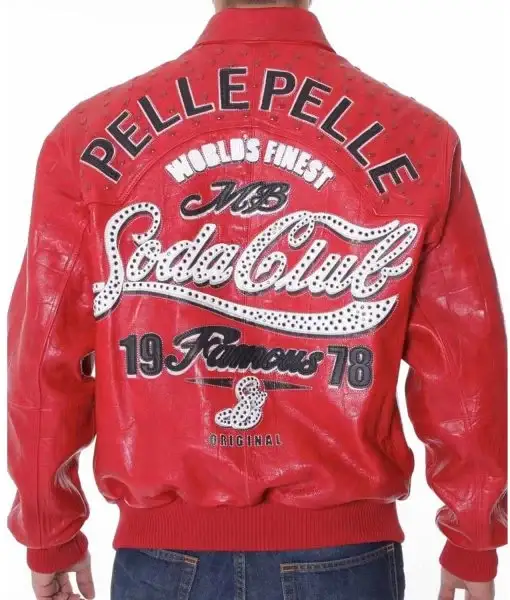 Pelle Pelle World Famous Red Leather Jacket, pellepelle.us