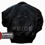 Pelle Pelle Black Pride Studded Leather Jacket