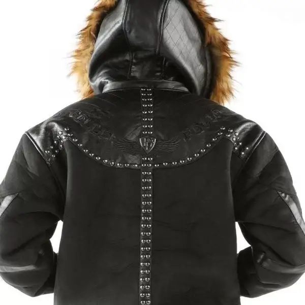 Pelle Pelle Airborne Black Fur Hood Jacket