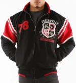 Pelle Pelle Invincible Black Red Jacket