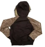 Pelle Pelle Women Snake Print Fur Hood Jacket