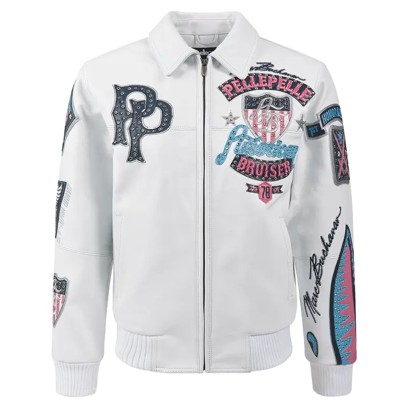  White American Bruiser MB Jacket