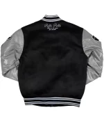 Pelle Pelle Black World Famous MB Varsity Jacket