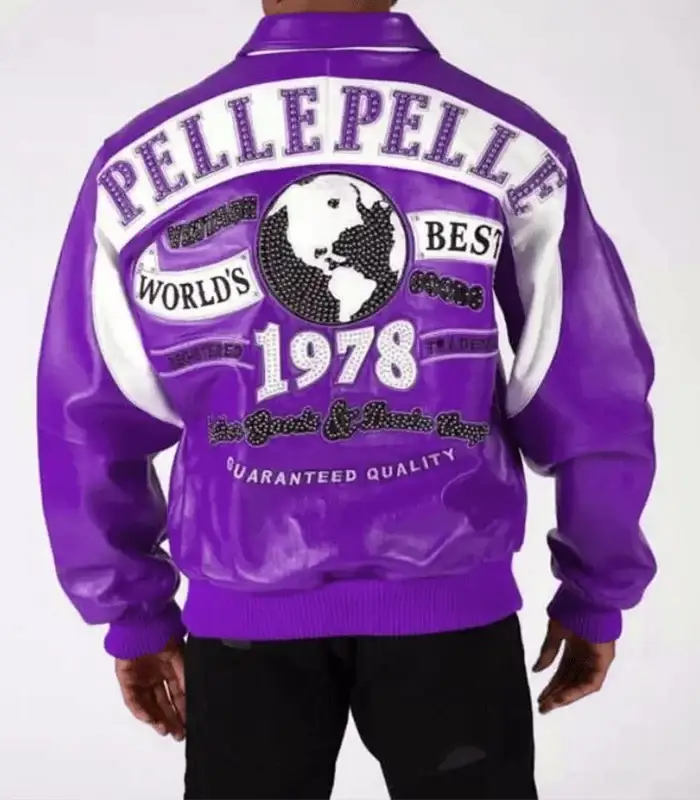 Pelle Pelle Purple Vintage Goods Leather Jacket