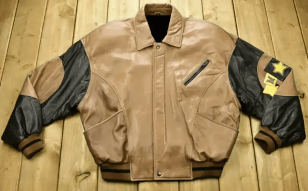 Pelle Pelle Soda Club Leather Varsity Jacket