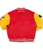 Pelle Pelle Red Yellow MB Varsity Jacket