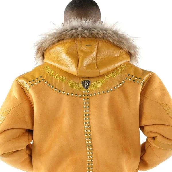 Pelle Pelle Airborne Yellow Fur Hood Jacket