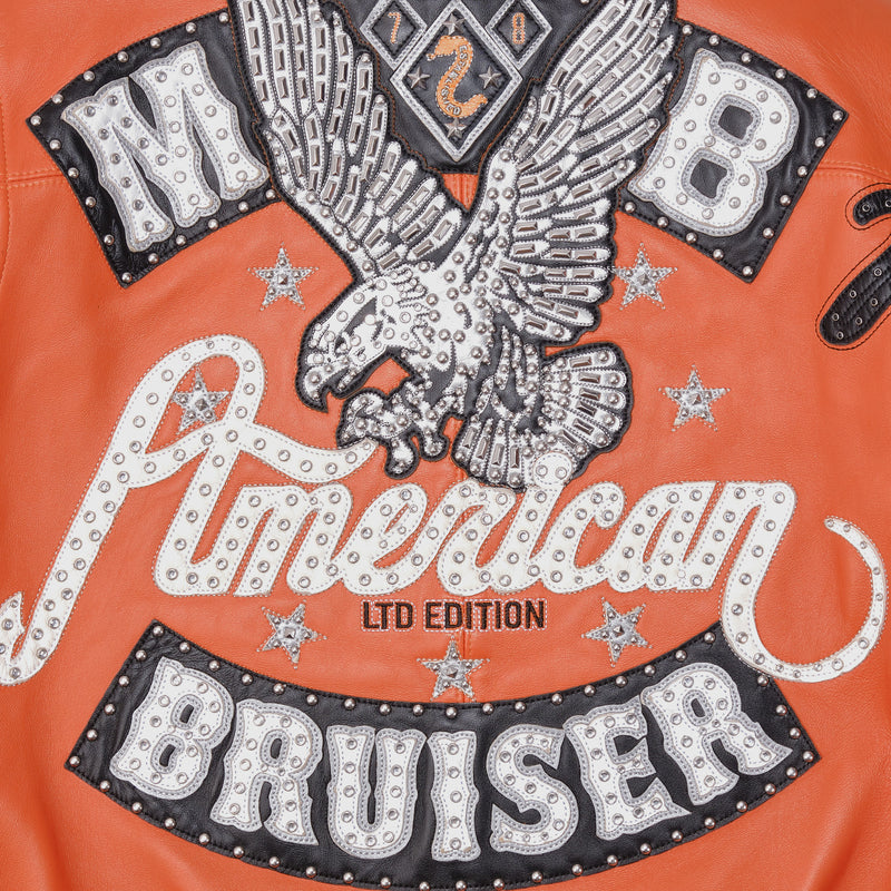 Pelle Pelle American Bruiser Orange Jacket | Leather Jacket view 8