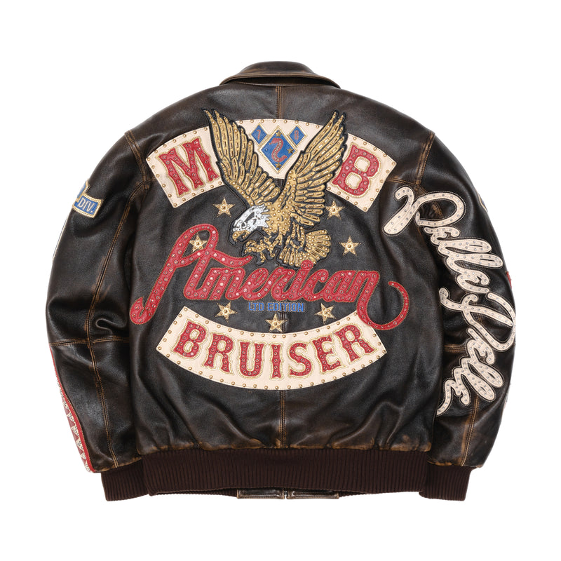 Pelle Pelle Rub Buff American Bruiser Jacket view 2