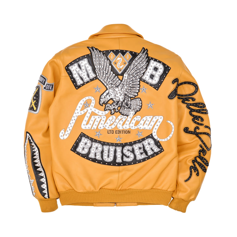Pelle Pelle American Bruiser Yellow Jacket | Leather Jacket view 2