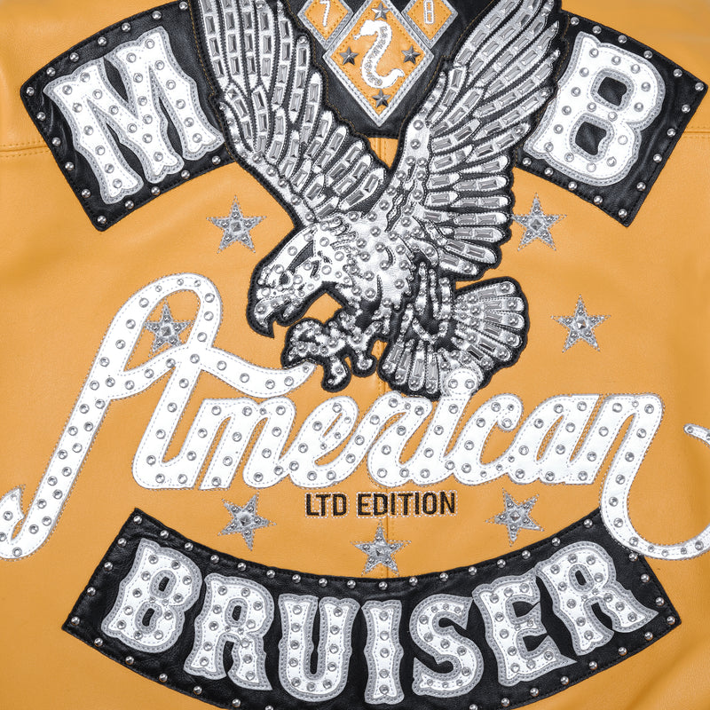 Pelle Pelle American Bruiser Yellow Jacket | Leather Jacket view 5