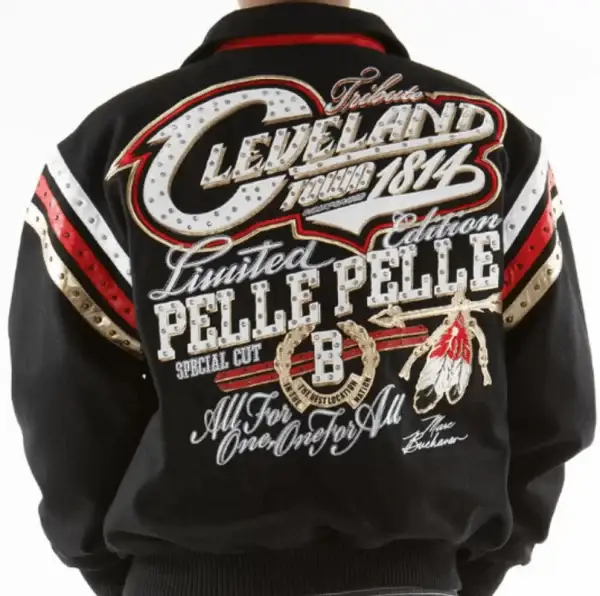 Pelle Pelle Black Cleveland Town Wool Jacket