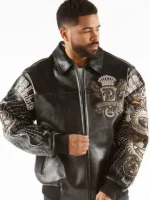 Pelle Pelle Black Dragon MB Leather Jacket