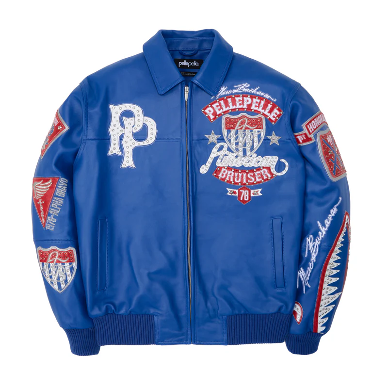Pelle Pelle American Bruiser Blue Jacket | Leather Jacket view 2