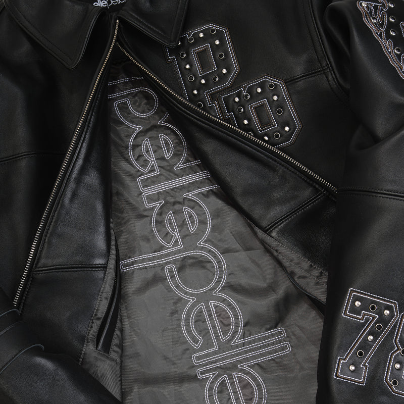 PELLE PELLE BLACK RENEGADES LEATHER JACKET view 4