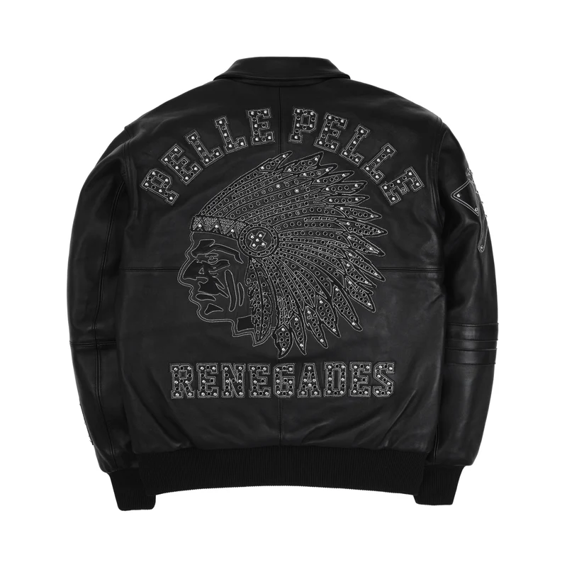  BLACK RENEGADES LEATHER JACKET