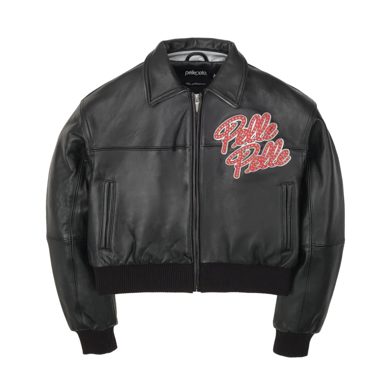 World Soda Club Womens Black Crop Jacket