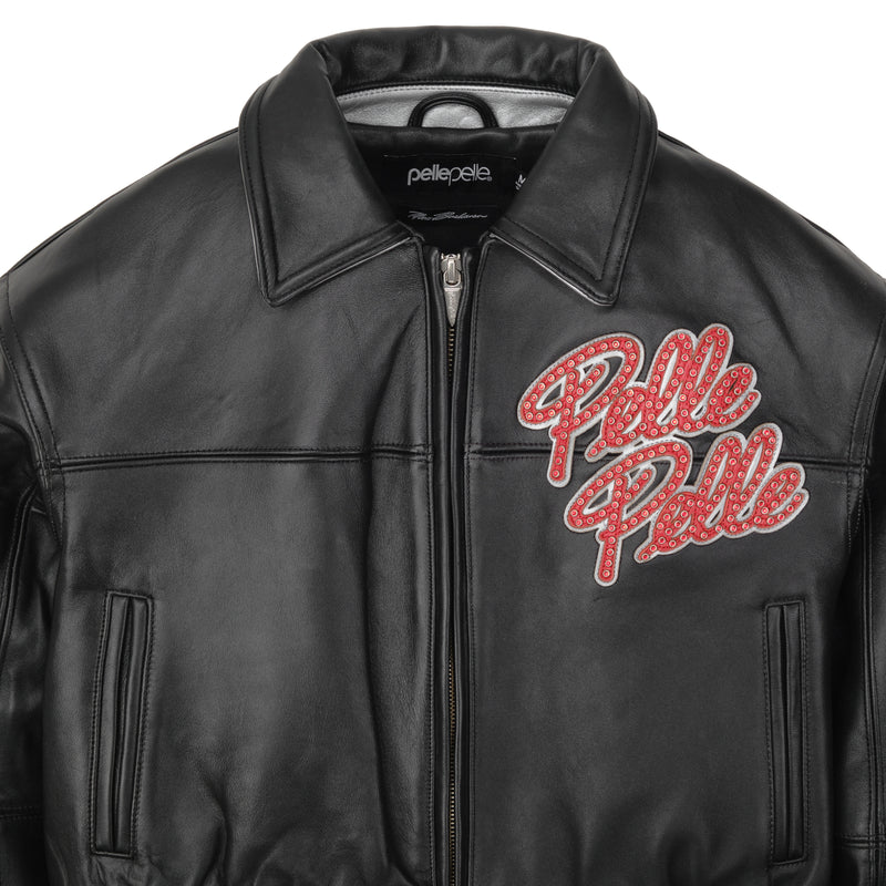 World Soda Club Womens Black Crop Jacket view 3