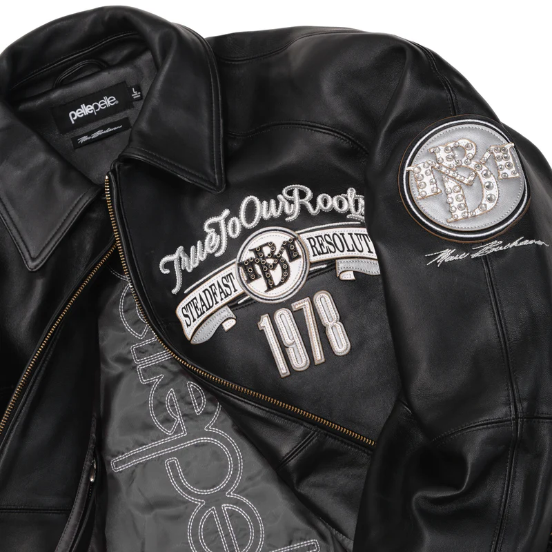 PELLE PELLE WHITE TRUE TO OUR ROOTS LEATHER JACKET view 3