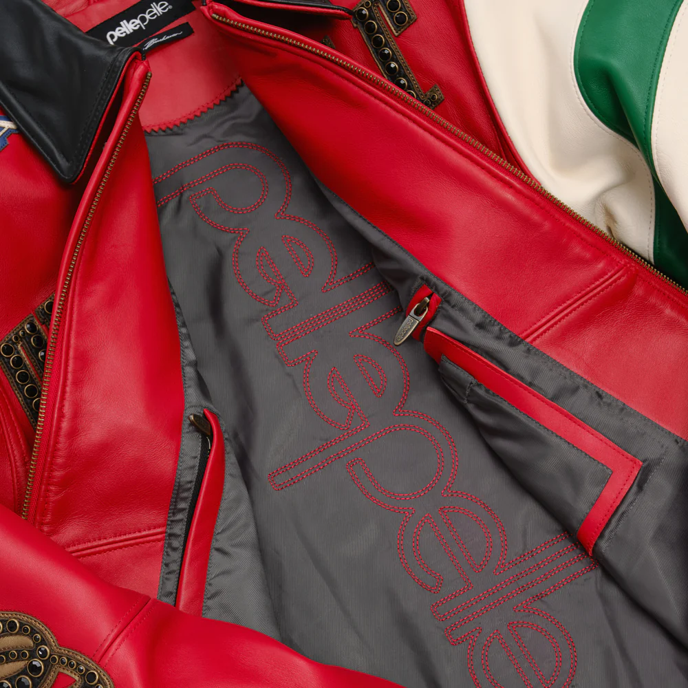 Pelle Pelle Daytona Special Red Leather Jacket view 4