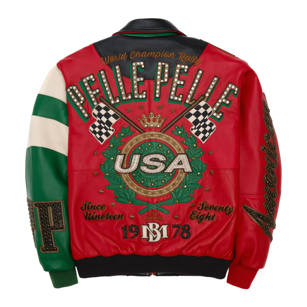 Pelle Pelle Daytona Special Red Leather Jacket view 2