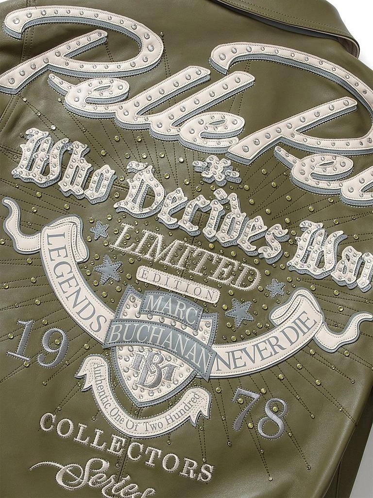 Who Decides War x Pelle Pelle Greatest Of All Time Leather Jacket view 3
