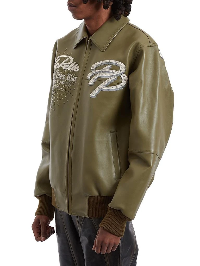 Who Decides War x Pelle Pelle Greatest Of All Time Leather Jacket view 5